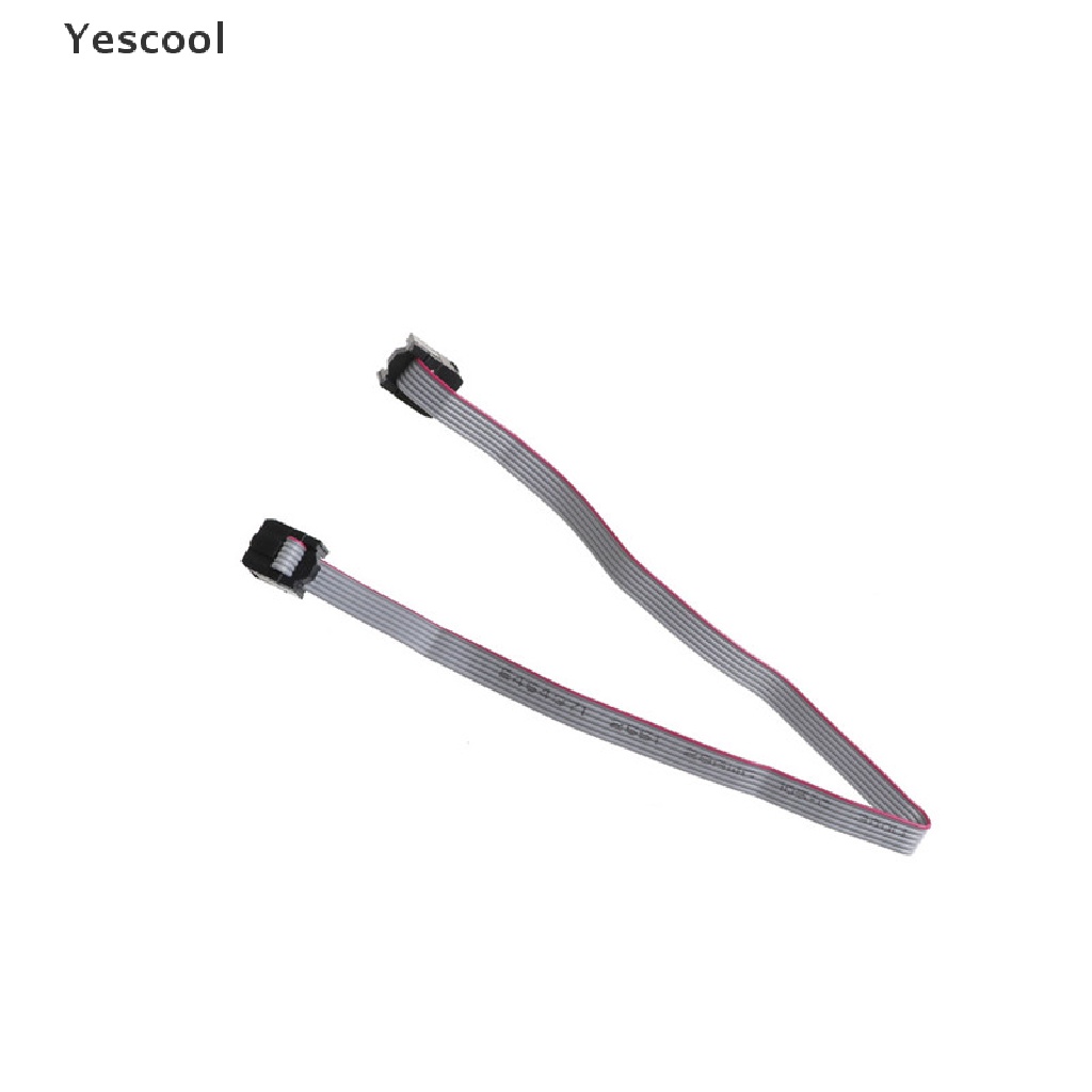 Yescool Kabel Ribbon Flat 2.54mm Pitch 6P 10P 14P 16P 20P 40P IDC 300mm