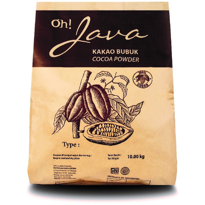 

Termurah!! - Oh! Java Cocoa Powder - Cokelat Bubuk @10kg - BT Cocoa - Oh Java 1000 A