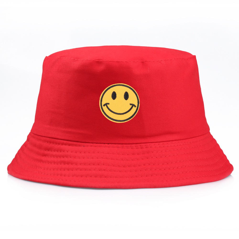 BHSM bucket hat import smile bordir topi summer fisherman korea kpop idol