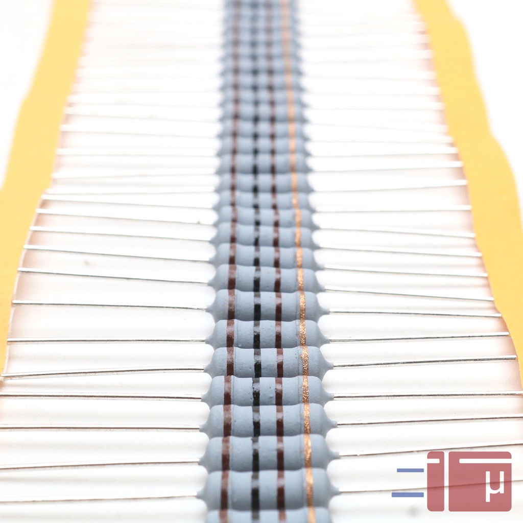 x10 Resistor 100R 100 Ohm 1W Metal Oxide 5% Taiwan Kaki Tembaga