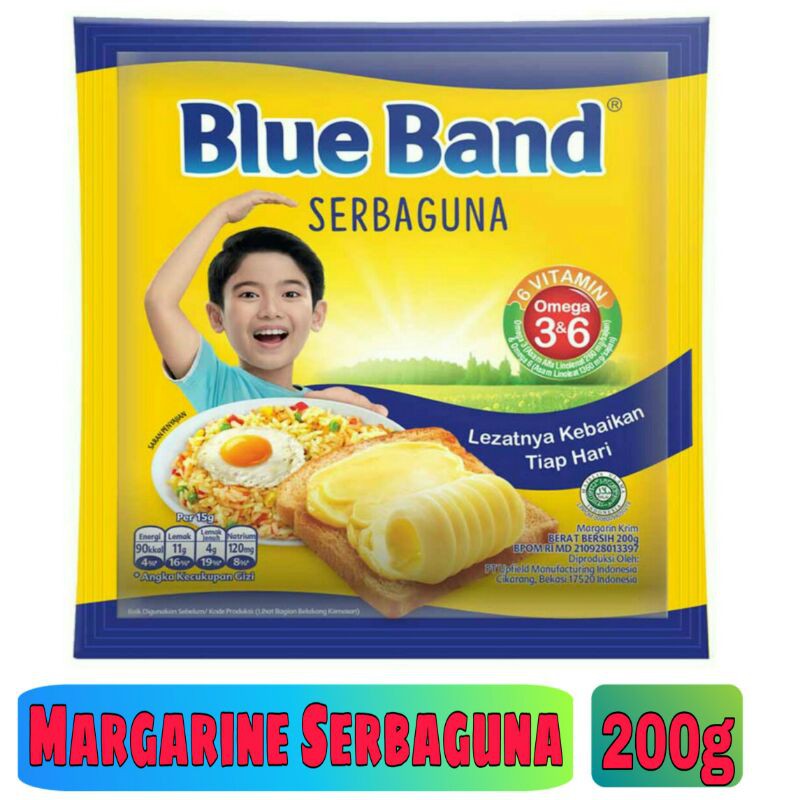 

MURAH Blue Band Margarine Serbaguna 200gr