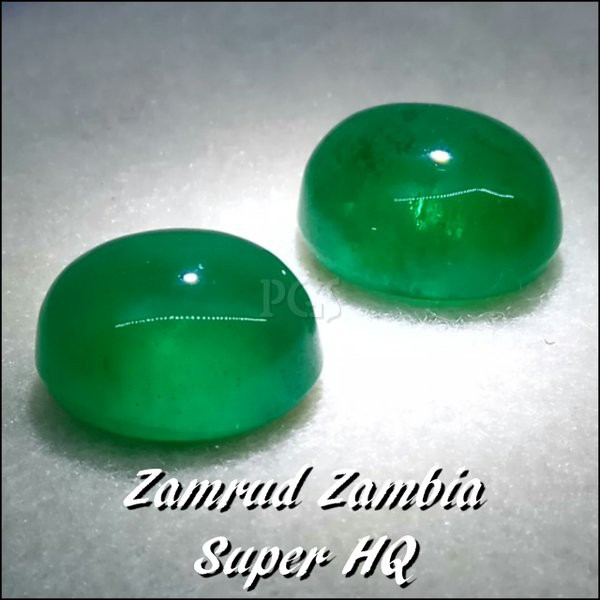 BATU AKIK PERMATA ZAMRUD ZAMBIA GRADE AAA HIJAU MULUS SUPER MURAH, BELUM TERMASUK RING / CINCIN