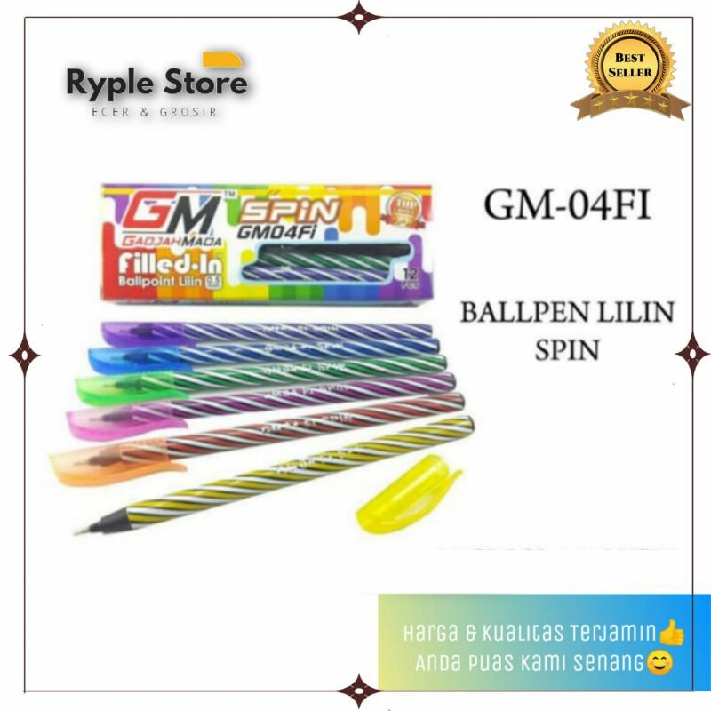 

Pulpen Lilin / Pena Ballpoint Lilin GM /GM04Fi 0.5MM