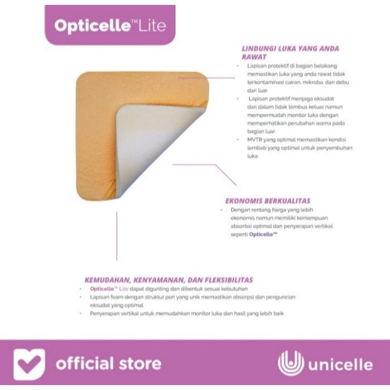 foam non adhesive opticelle lite