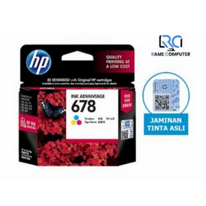 Tinta HP 678 Tri-color HP678C 678C Original Ink Advantage Cartridge