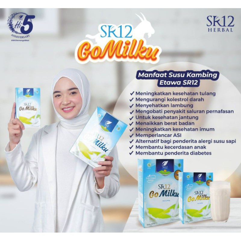 

GO MILKU SR12 200Gram - Susu Kambing Etawa