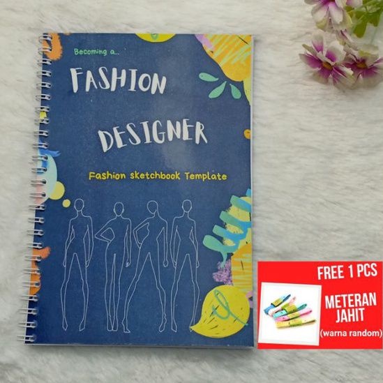 

Template Fashion Figure fashion sketchbook A5