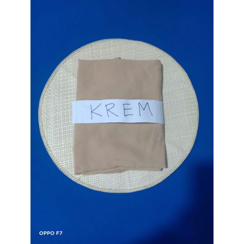 KERUDUNG KHIMAR MALIKA CERUTY PREMIUM/KHIMAR MALIKA BUSA ANTEM SIZE L-Khaki