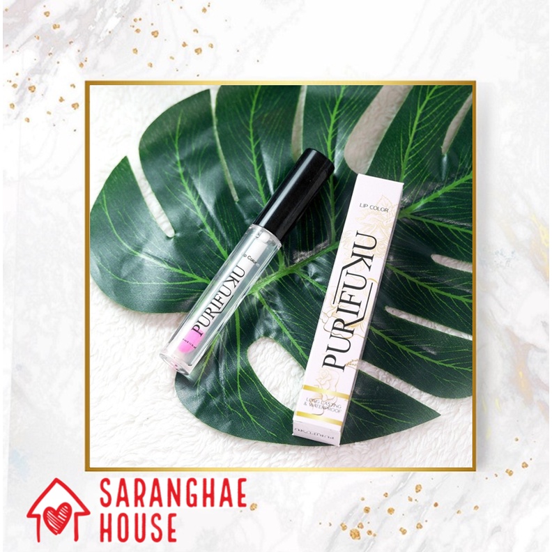 SARANGHAE HOUSE - Purifuku Lip Color Bpom Long Lasting And Waterproof With Castor Oil Coconut Oil Me
