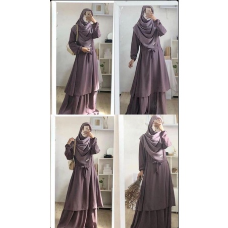 gamis ceruty babydoll premium