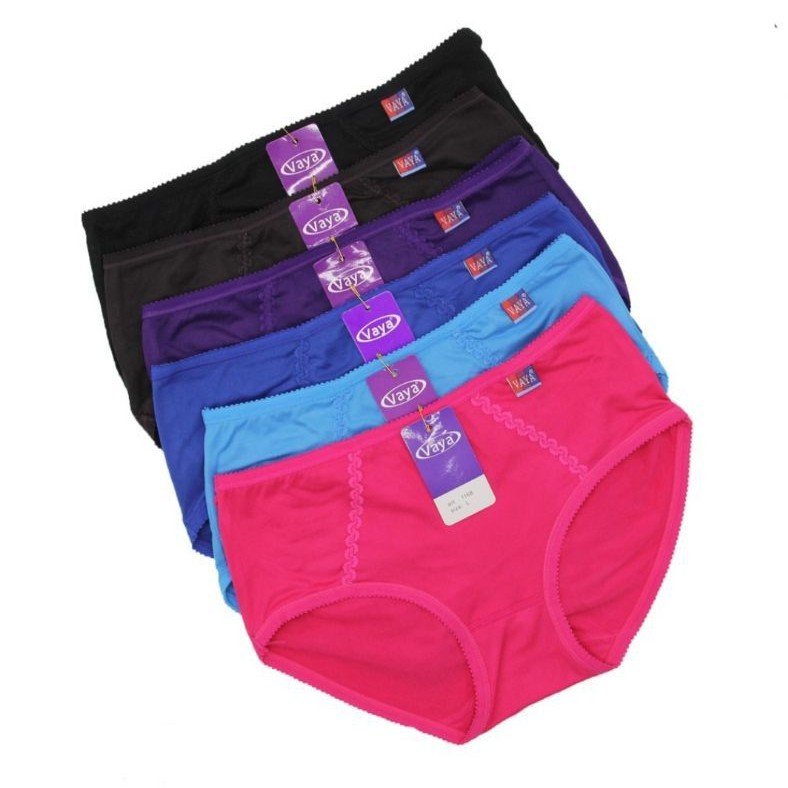 (12PCS)CELANA DALAM VAYA 1168/CELANA DALAM WANITA/VAYA