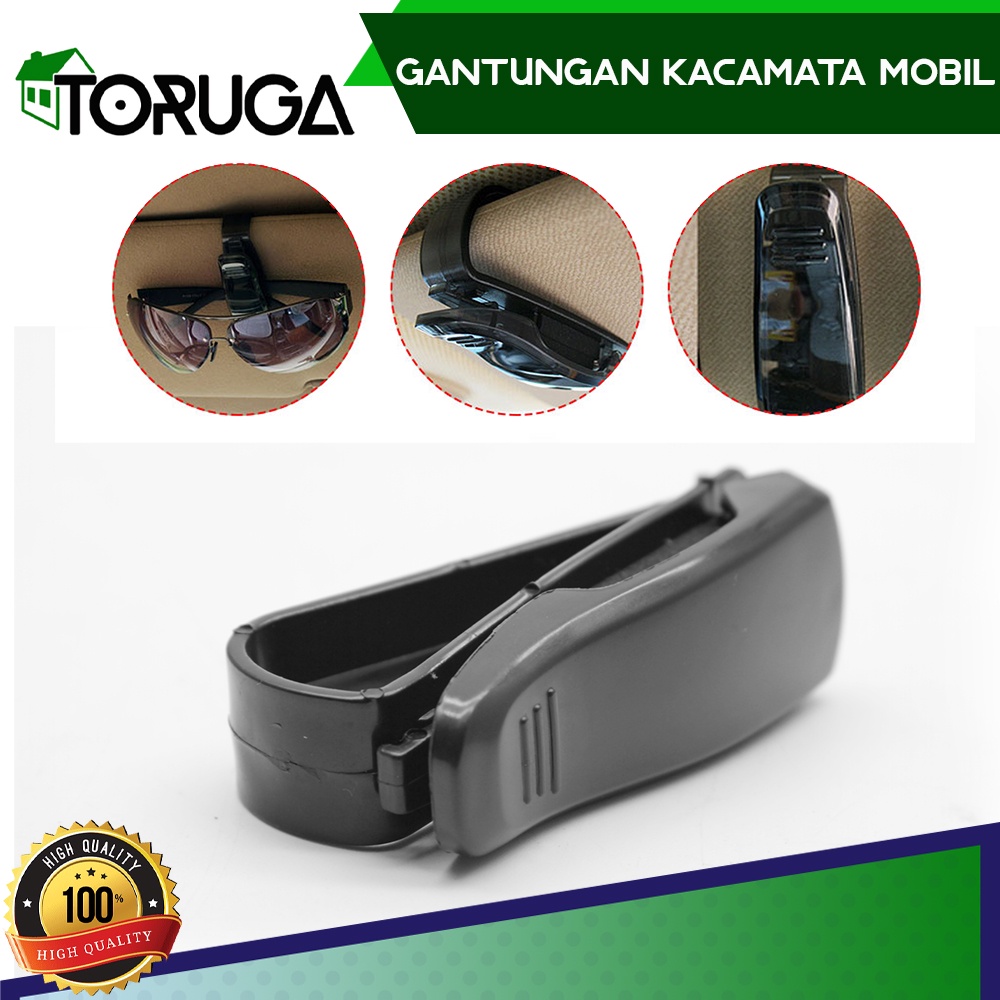 Penjepit Kacamata Mobil Sun Visor - Sunglasses Visor Clip Holder