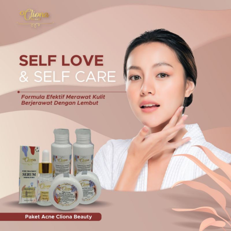 PAKET AGNE GLOW CLIONA BEAUTY