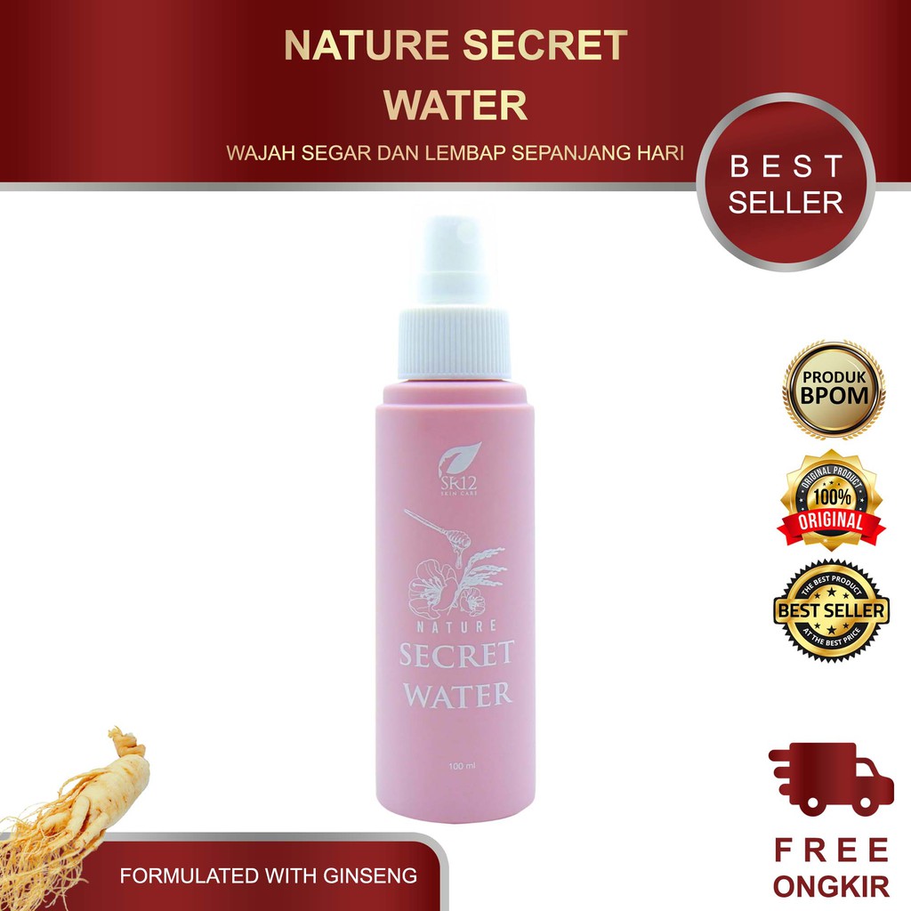 SECRET WATER SR12 100ML/ SETTING SPRAY / FACE MIST