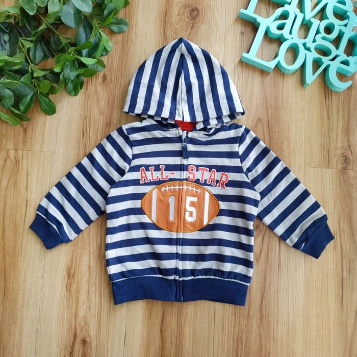 Jaket Hoodie (YH-2906) Anak Bayi Laki-Laki 18 Bulan Import