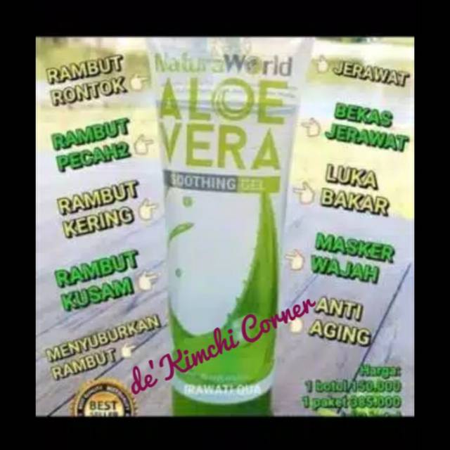 PROMO NATURA ALOE VERA 100%  ASLI / MEMBER RESMI NATURA WORLD