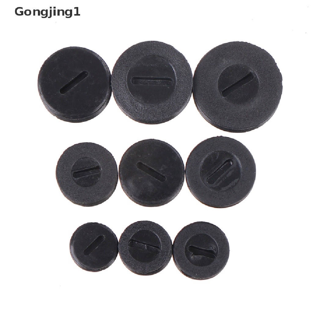 Gongjing1 10Pcs Cover Holder Brush Karbon Hitam 13 14 15 16 18 20 22mm