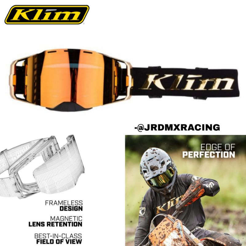 GOGGLE KLIM EDGE OFFROAD OTG FOCUS BRONZE SMOKE BRONZE MIRROR