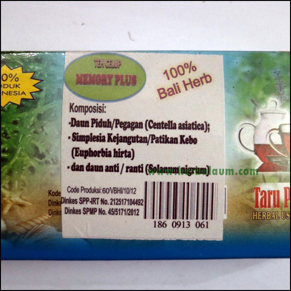 

Teh Celup Herbal Memory Plus