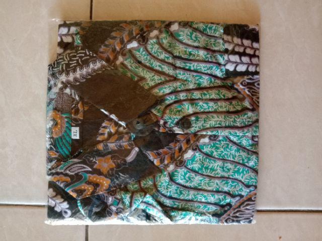 Bswart Batik Hrb026 Kenongo Hem Pendek Padi Pekalongan M L Xl Batik Pria Murah Modern Grosiralkhalis