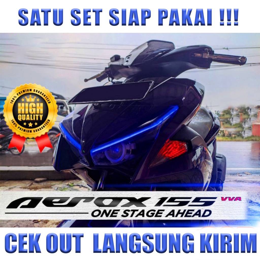 LAMPU ALIS DRL AEROX 155 LAMPU SENJA LED AEROX OLD LAMPU VARIASI AKSESORIS MOTOR