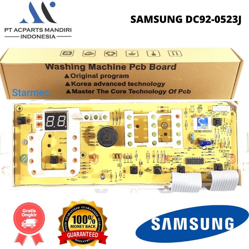 SAMSUNG WF8590NHW / WF8650NHW modul pcb mesin cuci Top Loading