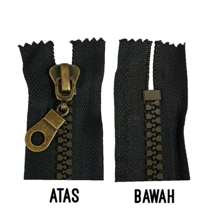 RESLETING JEANS VISLON ATG AUTO LOCK 7" / 17,5 CM zipper Sleting besar