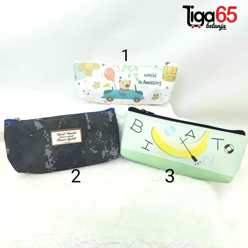 365 Bundling pencil bag 3 in 1 set, paket kotak pencil 3 pc