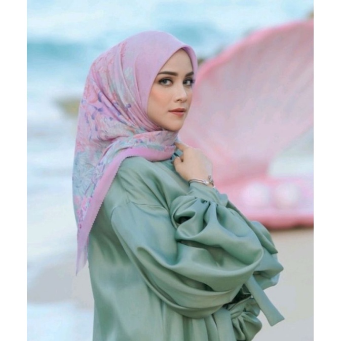 Preloved The Little Mermaid Disney Buttonscarves Tea Rose