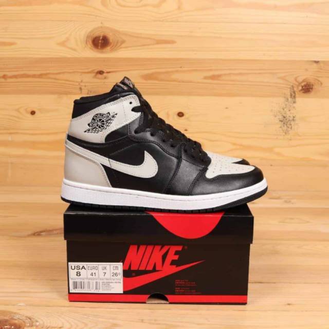 nike jordans black and grey