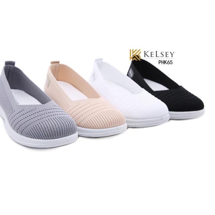 FUM Kelsey Sepatu Flyknit Slip On Wanita / Sepatu FlatShoes Wanita PHK65 Women Shoes 8D ☇