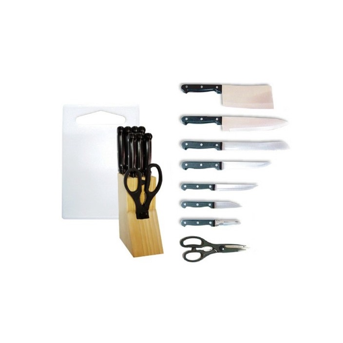 CYPRUZ Pisau Set 10 Pcs Premium Knife Set PU 0525