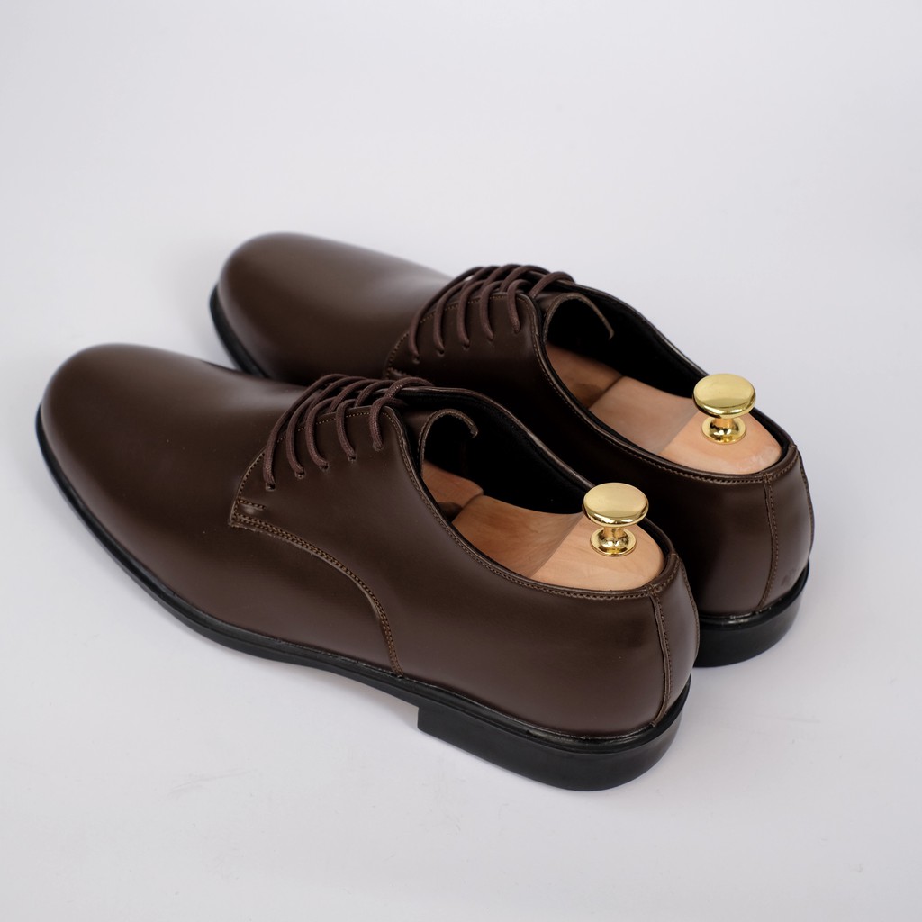 DERBY BROWN |FORIND x Worka| Sepatu Pantofel Formal Kasual Kerja Kuliah Pria/Cowok/Men Ori Lokal