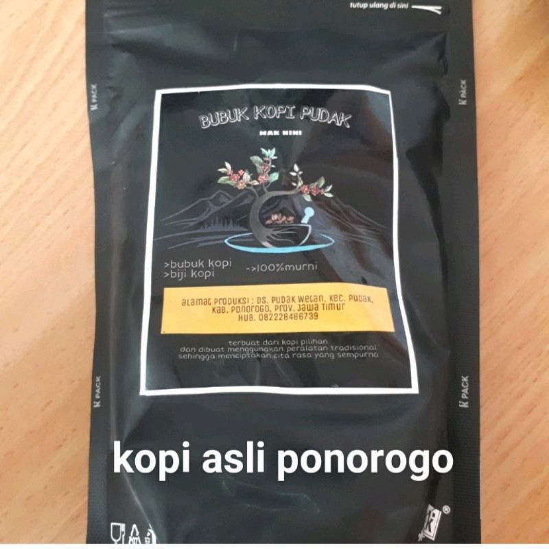 

kopi bubuk hitam asli ponorogo