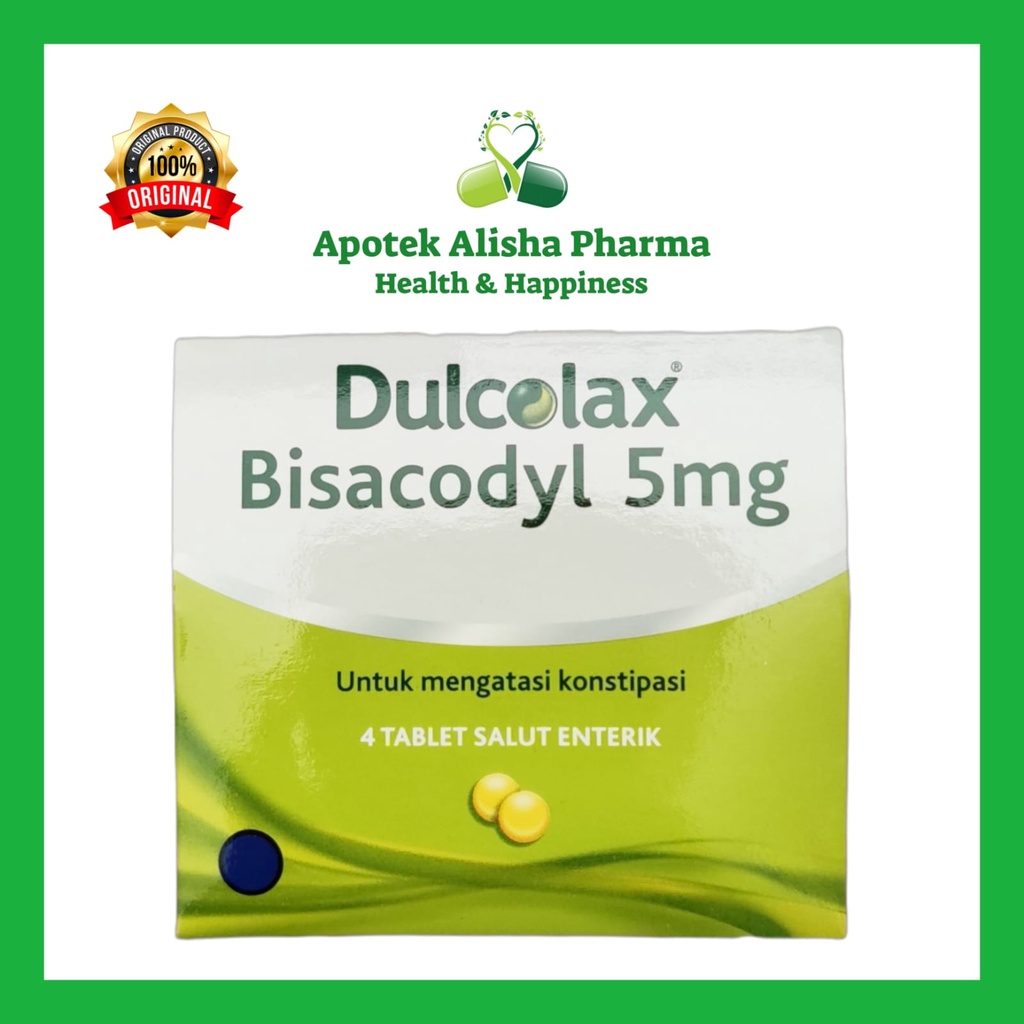 DULCOLAX Strip 4 dan 10 Tablet-Dulcolax Tablet Obat Untuk Mengatasi Konstipasi Sembelit Susah BAB/Dulcolak Tablet/DulkolakTablet