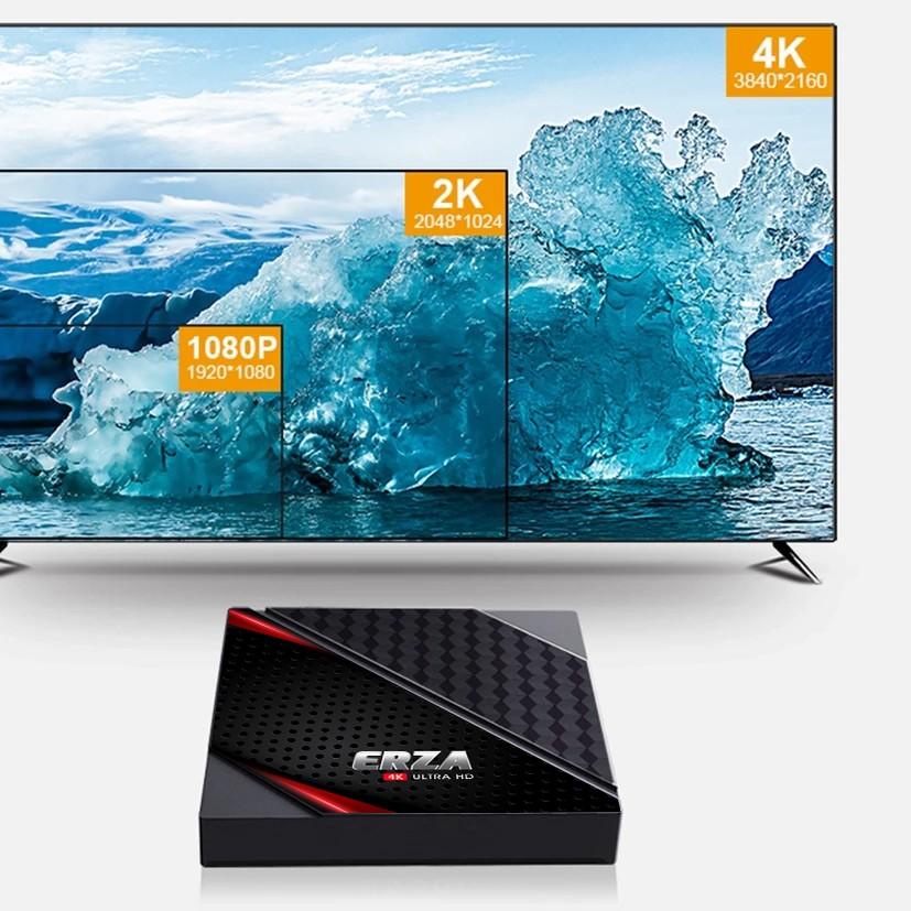✽ TV BOX Android ERZA V8 1+8GB 4K 2.4G Wifi Smart TV Box ◌