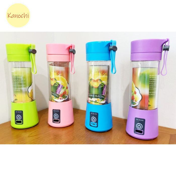 Blender Mini Portable Rechargeable USB Jus Buah Travel Shake n Take