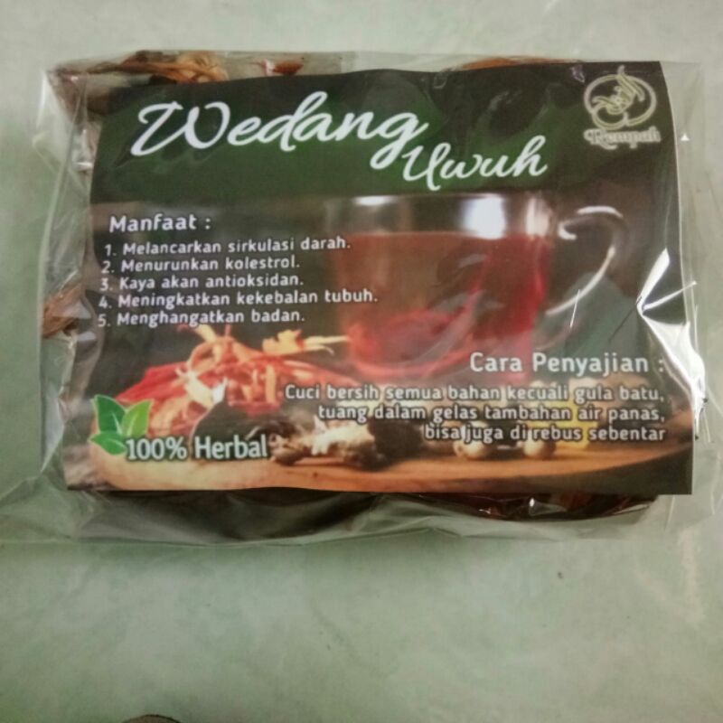 

WEDANG UWUH KOMPLIT GULA BATU KAPULAGA JAHE MERAH