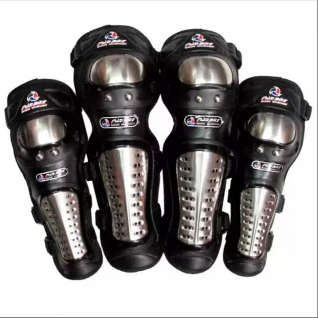 Daker-pelindung kaki sama tangan Bahan Besi satu set