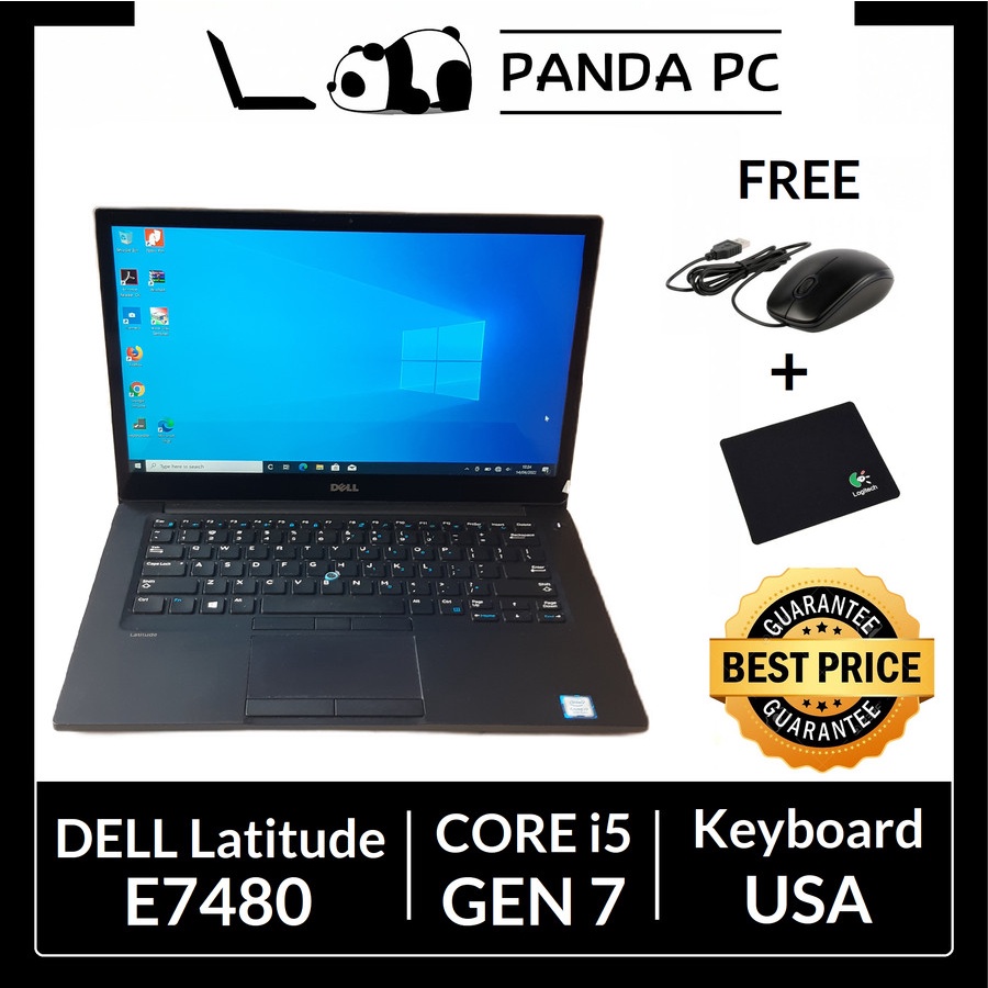 Dell Latitude 7480 - 14&quot; - Core i5 7th Gen - Laptop Second Berkualitas