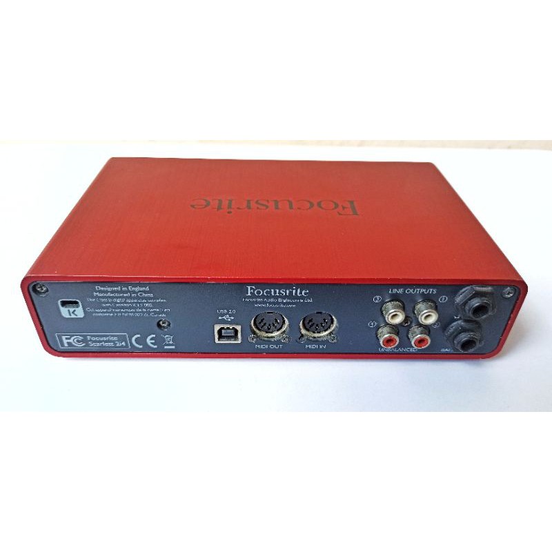 Soundcard Focusrite scarlett 2i4 gen 1  second