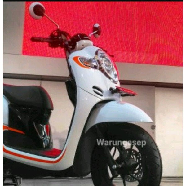 spakbor depan scoopy fi esp new k93 2017 2018 putih