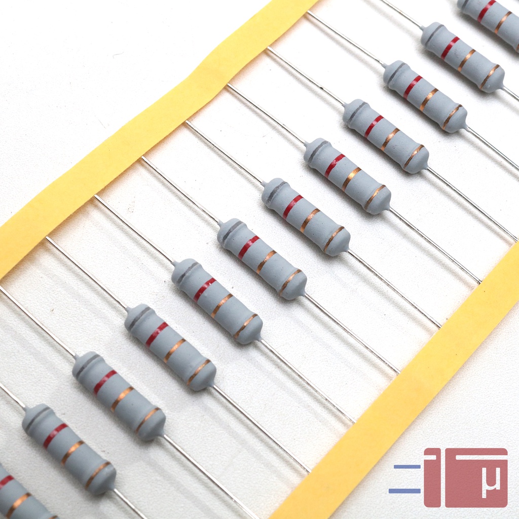 Resistor 8R2 8.2 Ohm 2W Metal Oxide 5% Taiwan Kaki Tembaga