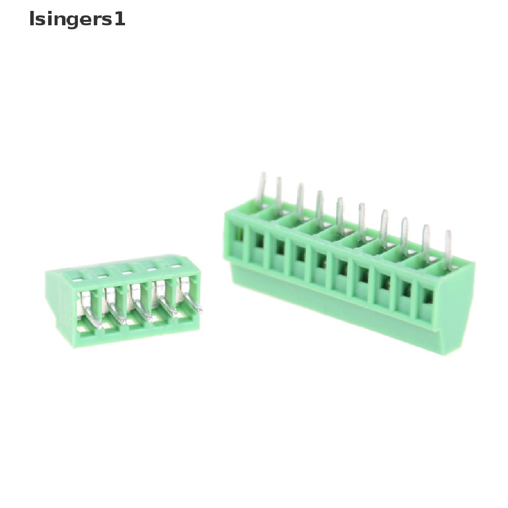 (lsingers1) 1pc Blok Terminal Sekrup PCB Universal 2P-16P KF128 2.54mm