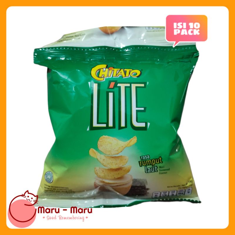 

Chitato Lite Renceng isi 10 pack @14gr Rasa Rumput Laut