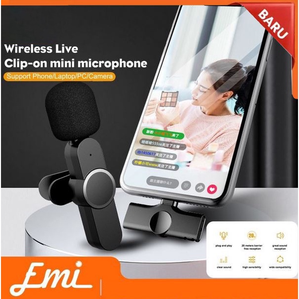 Mijia Microphone Wireless Portable Audio Video Recording Mini Mic