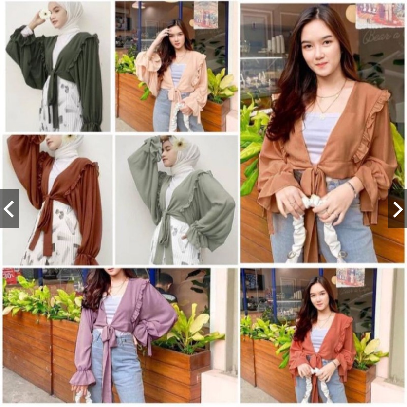 Godiva96 - MIRANTI OUTER / RUBIYA ARPRILIA AKRINA CARDIGAN WANITA MEDAN