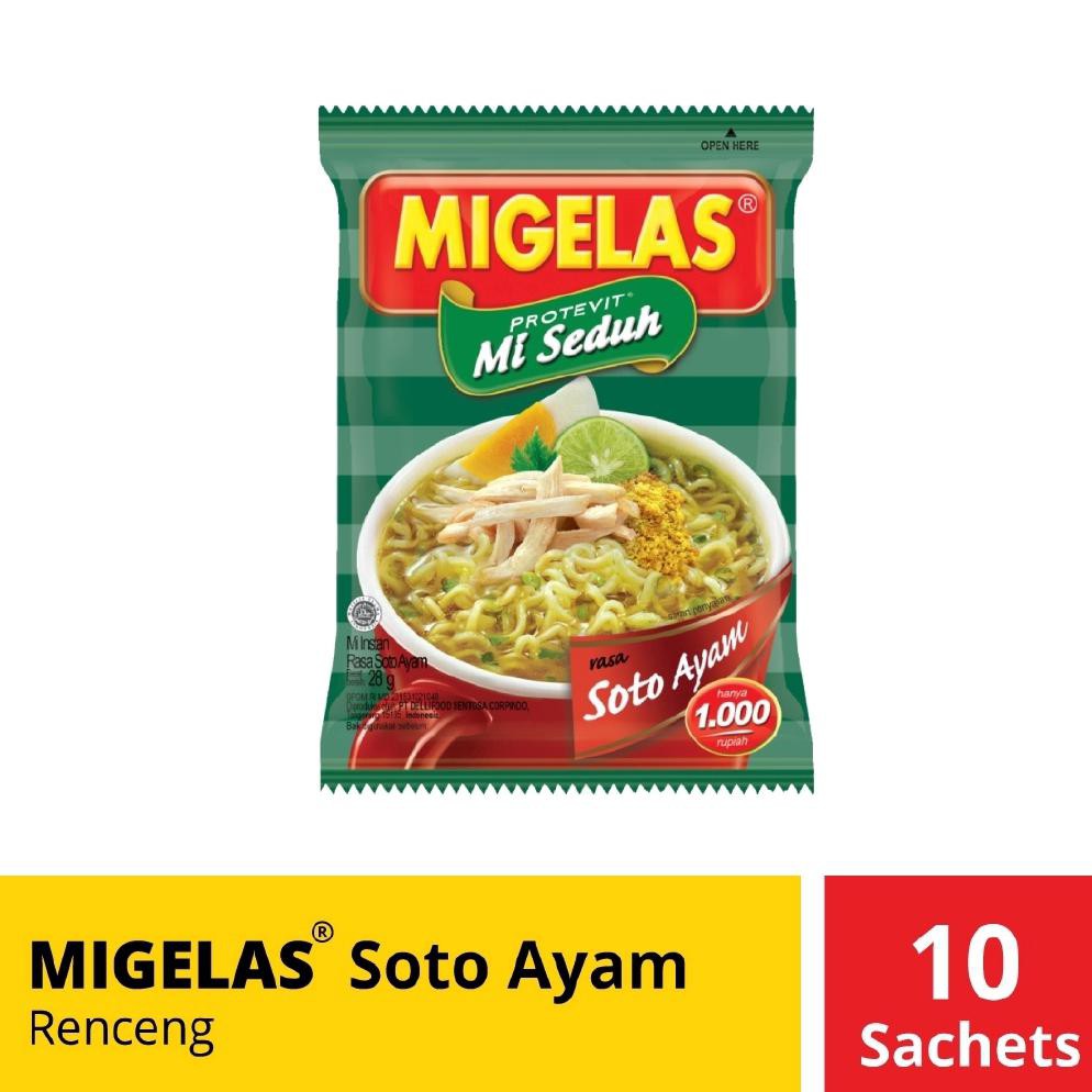 

Pasti Ready Migelas Soto Ayam Renceng 10 Sachets @28 Gr