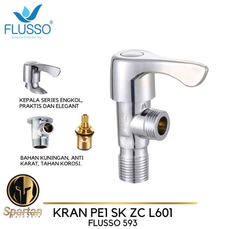 KRAN AIR / STOP KRAN 1/2 TYPE 593 FLUSSO BEST QUALITY PRODUCT