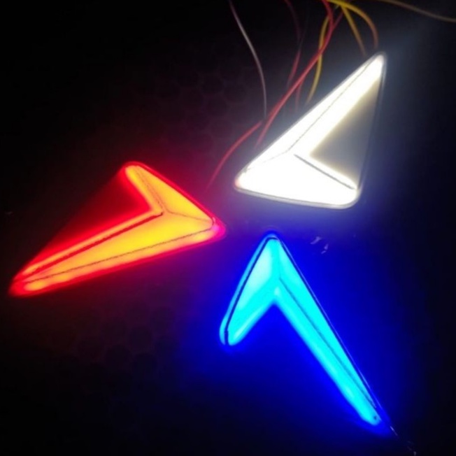 [neon] sen segitiga neon led sen tempel segitiga led neon ninja 250 r15 cbr DLL SEN TEMPEL UNIVERSAL